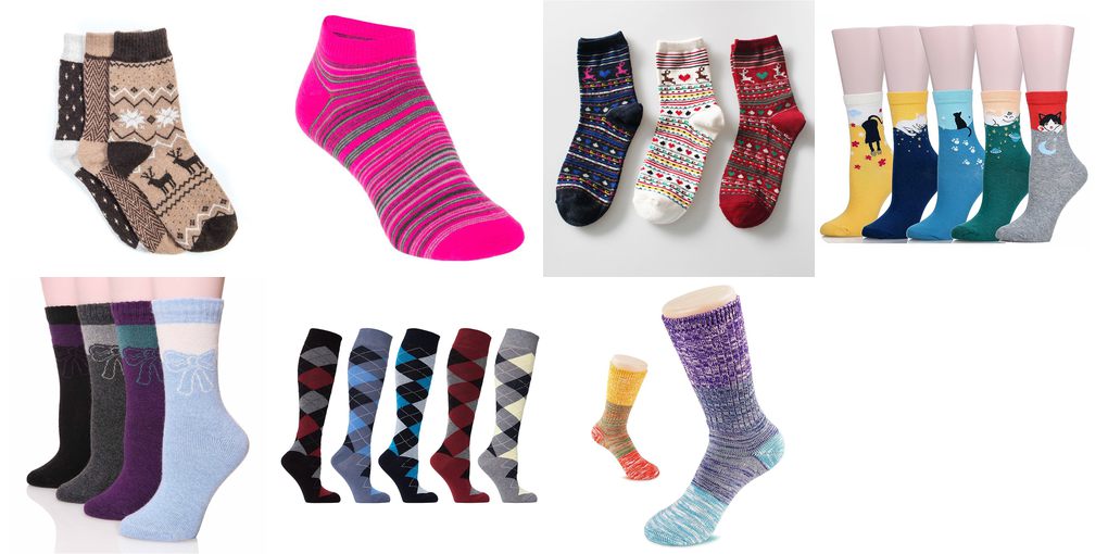 women's colorful socks